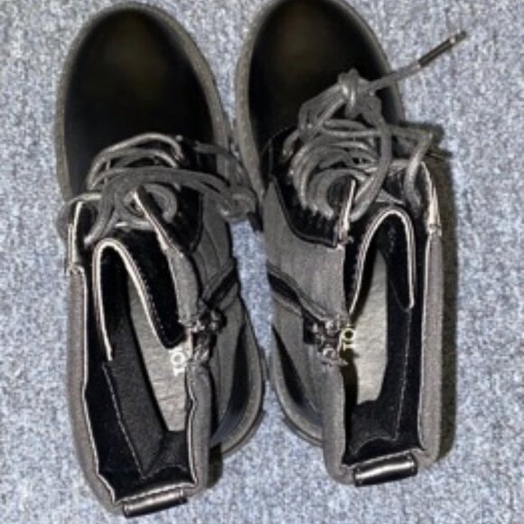 Top Moda Binx Woman's Combat Boot Black Size 6 - Picture 6 of 7